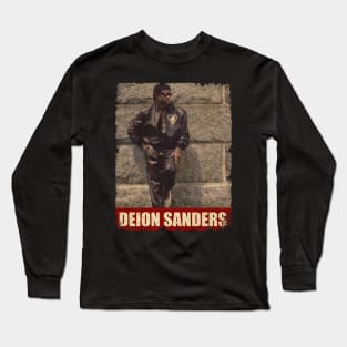 Deion Sanders - NEW RETRO STYLE Long Sleeve T-Shirt